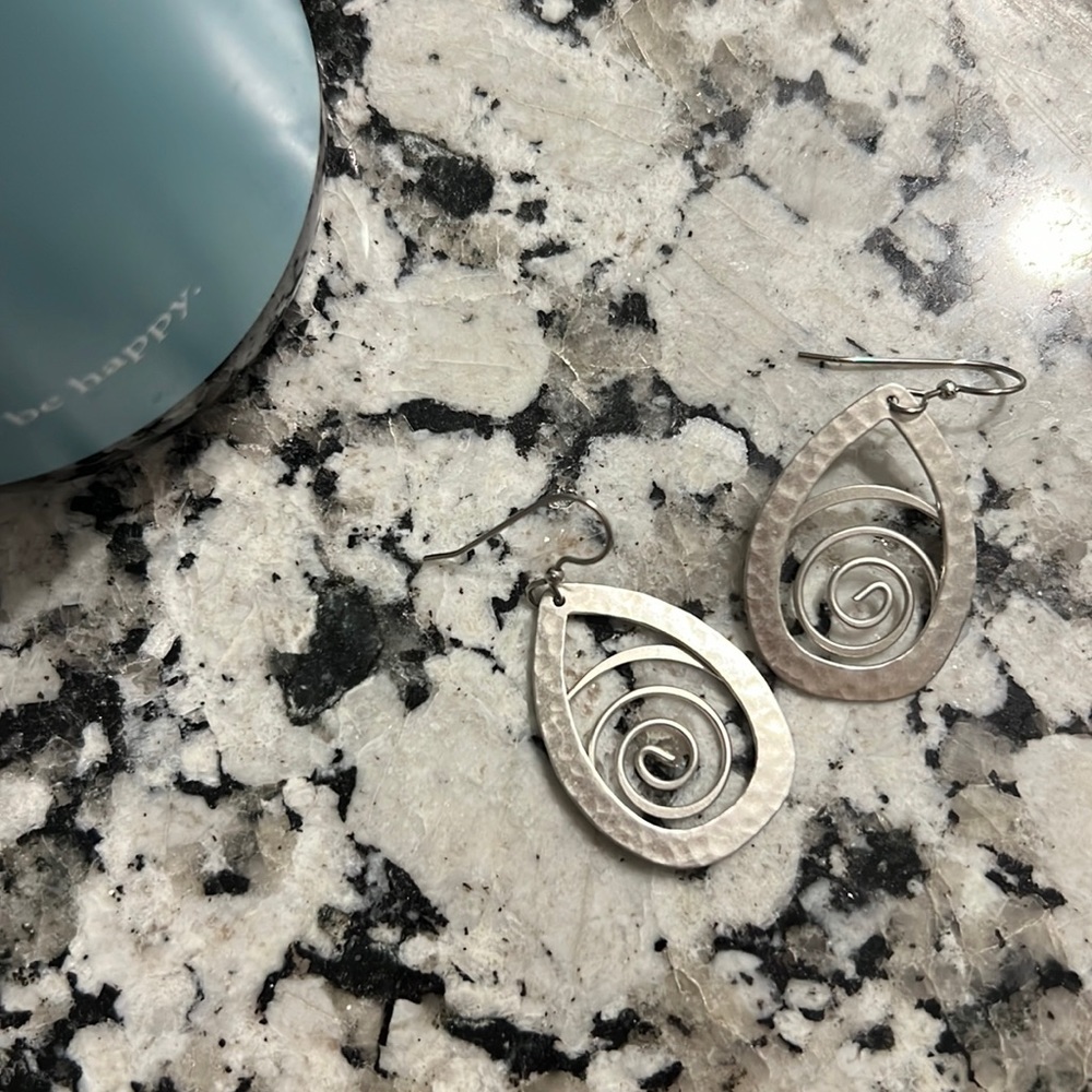 Handmade silver earrings